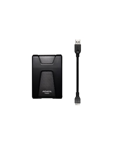 PHD External 2.5'' ADATA USB 3.1 DashDrive Durable HD650 1TB Black (AHD650-1TU31-CBK)