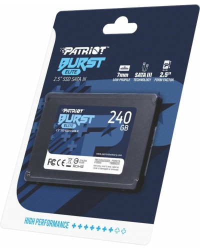 SSD Patriot Burst Elite 240GB 2.5" 7mm SATAIII TLC 3D (PBE240GS25SSDR)