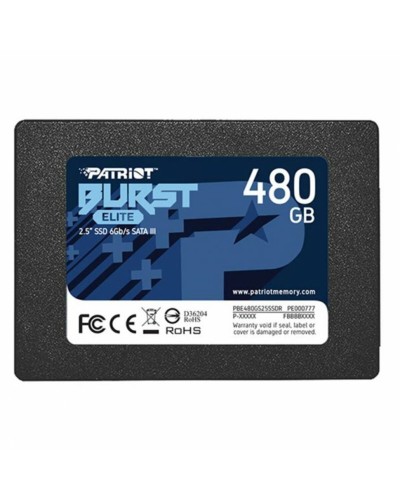 SSD Patriot Burst Elite 480GB 2.5" 7mm SATAIII TLC 3D (PBE480GS25SSDR)