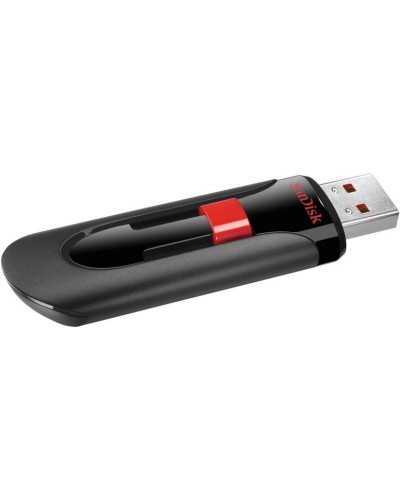 Flash SanDisk USB 2.0 Cruzer Glide 256Gb Black/Red (SDCZ60-256G-B35)