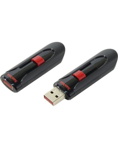 Flash SanDisk USB 2.0 Cruzer Glide 256Gb Black/Red (SDCZ60-256G-B35)