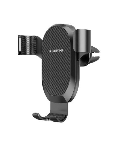 Держатель для мобильного BOROFONE BH48 Warrior Air outlet Gravity Car holder Black (BH48B)