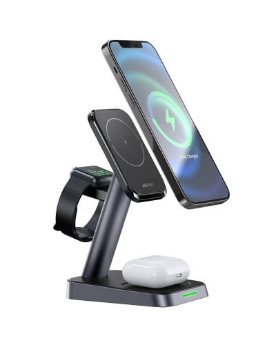 Бездротовий зарядний пристрій ACEFAST E3 desktop three-in-one wireless charging stand (AFE3)