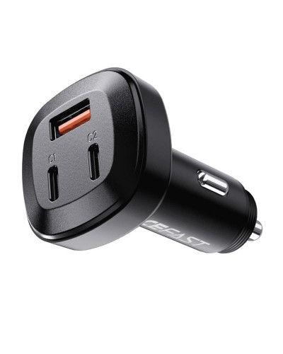 Автомобільний зарядний пристрій ACEFAST B3 66W(USB-C+USB-C+USB-A) three-port metal car charger (AFB3B)