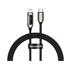 Кабель Baseus Display Fast Charging Data Cable Type-C to IP 20W 1m Black (CATLSK-01)