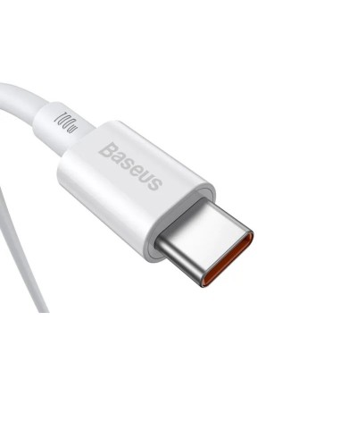 Кабель Baseus Superior Series Fast Charging Data Cable Type-C to Type-C 100W 1m White (CATYS-B02)