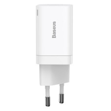 Мережевий зарядний пристрій Baseus Super Si Pro Quick Charger C+U 30W EU White (CCSUPP-E02)