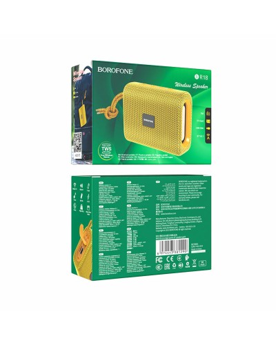 Портативна колонка BOROFONE BR18 Encourage sports BT speaker Gold (BR18GD)