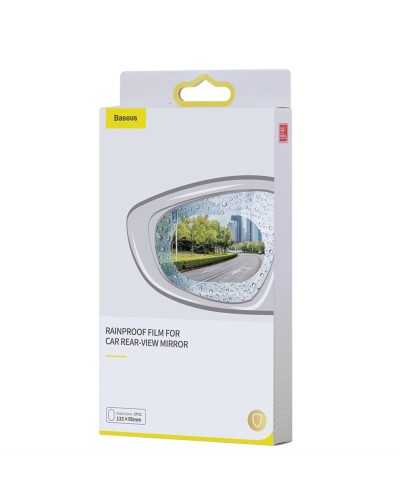 Плівка для скла Baseus 0.15mm Rainproof Film for Car Rear-View Mirror (Oval 2 pcs/pack 135*95mm) (SGFY-C02)