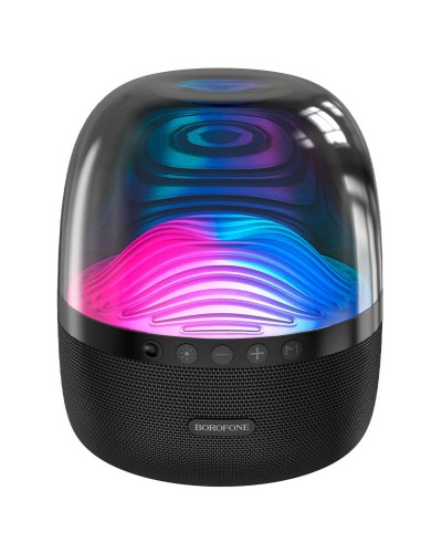 Портативна колонка BOROFONE BP8 Glazed colorful luminous BT speaker Black (BP8B)