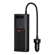 Автомобильный инвертор Baseus In Car Inverter 150W (220V CN/EU) Black (CRNBQ-A01)