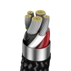 Кабель Baseus Explorer Series Auto Power-Off Fast Charging Data Cable Type-C to IP 20W 2m Black (CATS000101)