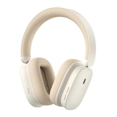 Наушники Baseus Bowie H1 Noise-Cancelling Wireless Headphones Rice White (NGTW230002)