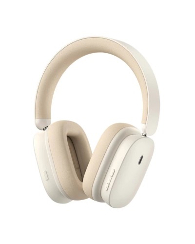 Навушники Baseus Bowie H1 Noise-Cancelling Wireless Headphones Rice White (NGTW230002)