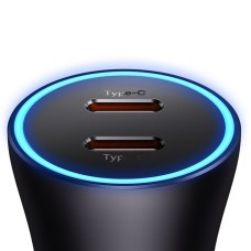 ОЗУ Baseus Golden Contactor Pro Dual Fast Charger Car Charger C+C 40W Dark Gray (CGJP000013)