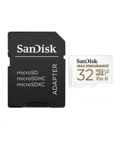 microSDHC (UHS-1 U3) SanDisk Max Endurance 32Gb class 10 V30 (100Mb/s) (adapterSD) (SDSQQVR-032G-GN6IA)