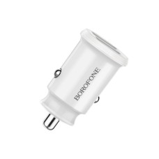 Автомобильное зарядное устройство BOROFONE BZ8 MaxRide Dual Port Car Charger White (BZ8W)