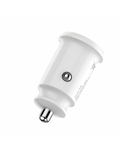 Автомобільний зарядний пристрій BOROFONE BZ8 MaxRide Dual Port Car Charger White (BZ8W)