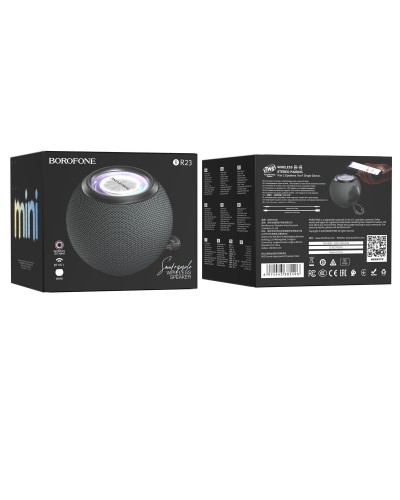 Портативна колонка BOROFONE BR23 Sound ripple sports BT speaker Black (BR23B)