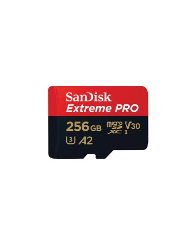 microSDXC (UHS-1 U3) SanDisk Extreme Pro A2 256Gb Class 10 V30 (R200MB/s, W140MB/s) (adapter) (SDSQXCD-256G-GN6MA)