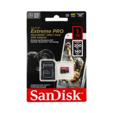 microSDXC (UHS-1 U3) SanDisk Extreme Pro A2 1TB Class 10 V30 (R200MB/s, W140MB/s) (adapter) (SDSQXCD-1T00-GN6MA)