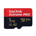 microSDXC (UHS-1 U3) SanDisk Extreme Pro A2 1TB Class 10 V30 (R200MB/s, W140MB/s) (adapter) (SDSQXCD-1T00-GN6MA)