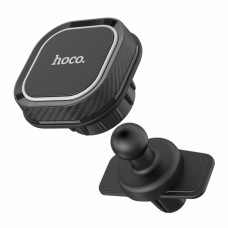 Держатель для мобильного HOCO CA52 Intelligent air outlet in-car holder Black+Gray (6931474707529)