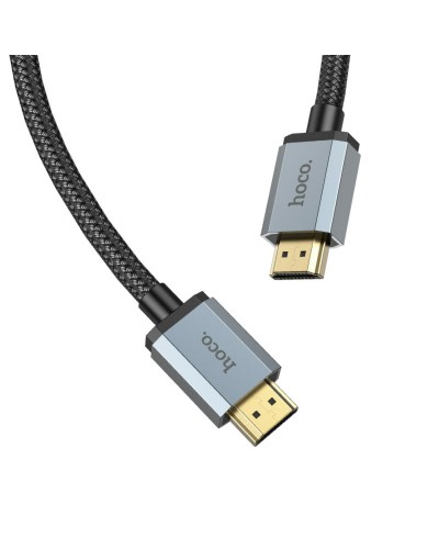 Кабель HOCO US03 HDTV 2.0 Male to Male 4K HD data cable(L=1M) Black (6931474777270)