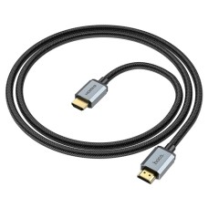 Кабель HOCO US03 HDTV 2.0 Male to Male 4K HD data cable(L=1M) Black (6931474777270)