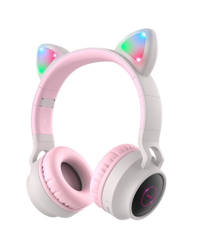 Навушники HOCO W27 Cat ear wireless headphones Grey (6931474718457)