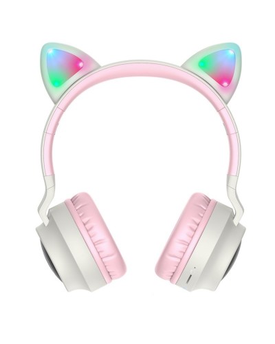 Навушники HOCO W27 Cat ear wireless headphones Grey (6931474718457)