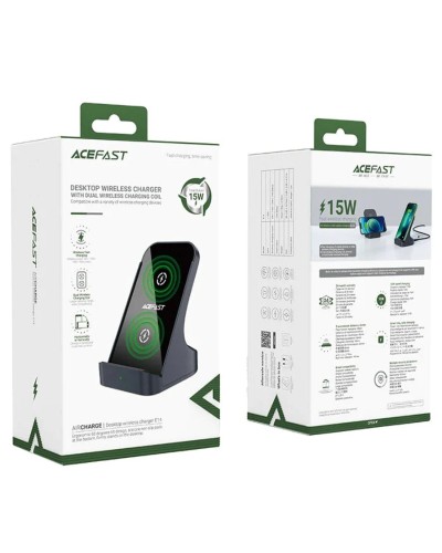 Бездротовий зарядний пристрій ACEFAST E14 desktop wireless charger (AFE14)