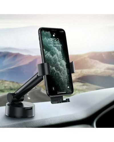 Тримач для мобiльного Baseus Simplism gravity car mount holder with suction base Black (SUYL-JY01)