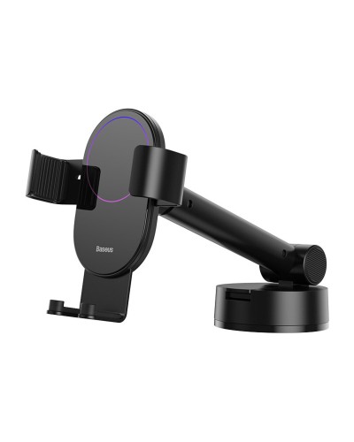 Тримач для мобiльного Baseus Simplism gravity car mount holder with suction base Black (SUYL-JY01)