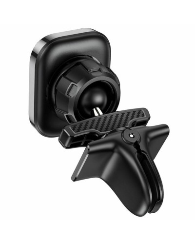 Тримач для мобільного HOCO S49 Fuerte series air outlet magnetic car holder Black (6931474742964)