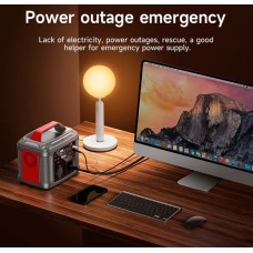 Портативная зарядная станция HOCO DB28 300W Iron Gray+Red (6931474781987)