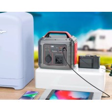 Портативная зарядная станция HOCO DB28 300W Iron Gray+Red (6931474781987)