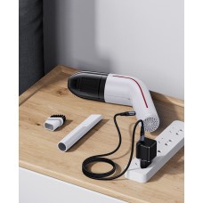 Автомобильный пылесос Usams US-ZB253 Mini Handheld Vacuum Cleaner LEJ Series White (XCQZB25301)