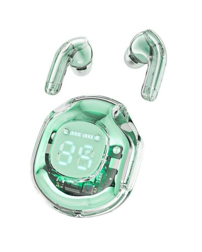 Навушники ACEFAST T8 Crystal color (2) bluetooth earbuds Mint Green (AFT8MG)