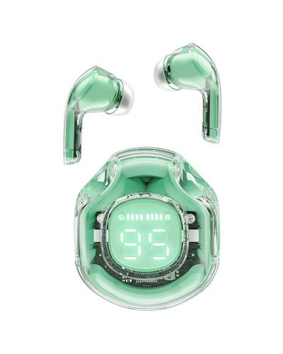 Навушники ACEFAST T8 Crystal color (2) bluetooth earbuds Mint Green (AFT8MG)