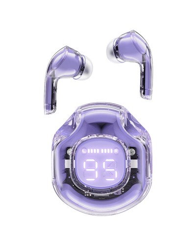 Навушники ACEFAST T8 Crystal color (2) bluetooth earbuds Alfalfa Purple (AFT8AP)