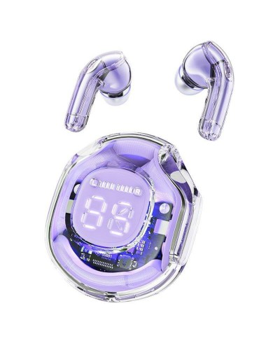 Навушники ACEFAST T8 Crystal color (2) bluetooth earbuds Alfalfa Purple (AFT8AP)