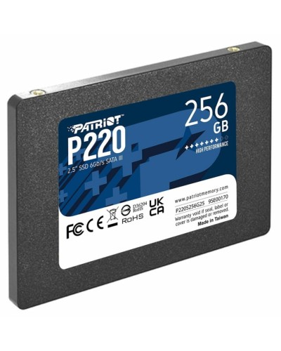 SSD Patriot P220 256GB 2.5" 7mm SATAIII (P220S256G25)