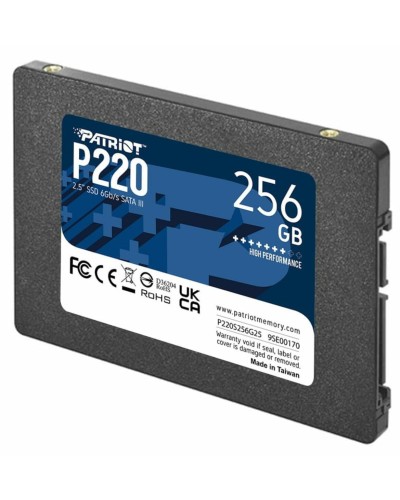 SSD Patriot P220 256GB 2.5" 7mm SATAIII (P220S256G25)