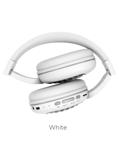 Навушники HOCO W23 Brilliant sound wireless headphones White (6931474709615)