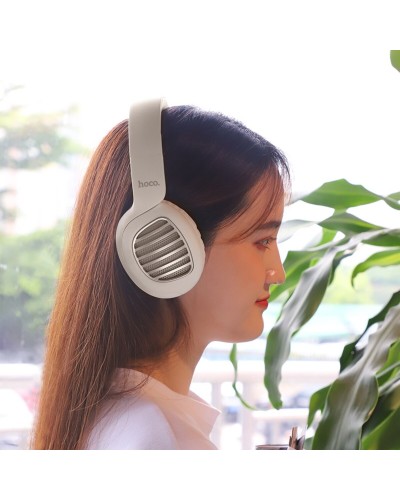 Навушники HOCO W23 Brilliant sound wireless headphones White (6931474709615)