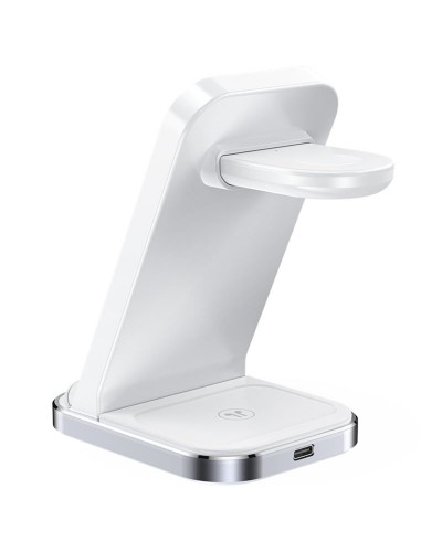 Бездротовий зарядний пристрій ACEFAST E15 desktop 3-in-1 wireless charging stand White (AFE15W)