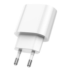 Сетевое зарядное устройство HOCO C109A Fighter single port QC3.0 charger set 18W White (6931474784810)