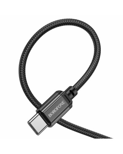 Кабель BOROFONE BX87 Sharp 60W charging data cable for Type-C to Type-C Black (BX87CCB)