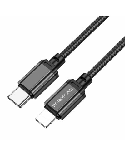 Кабель BOROFONE BX87 Sharp PD charging data cable for iP Black (BX87LPB)